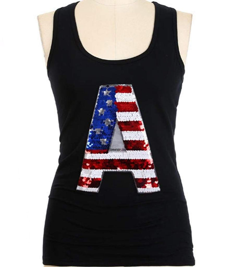 haut paillette americain femme