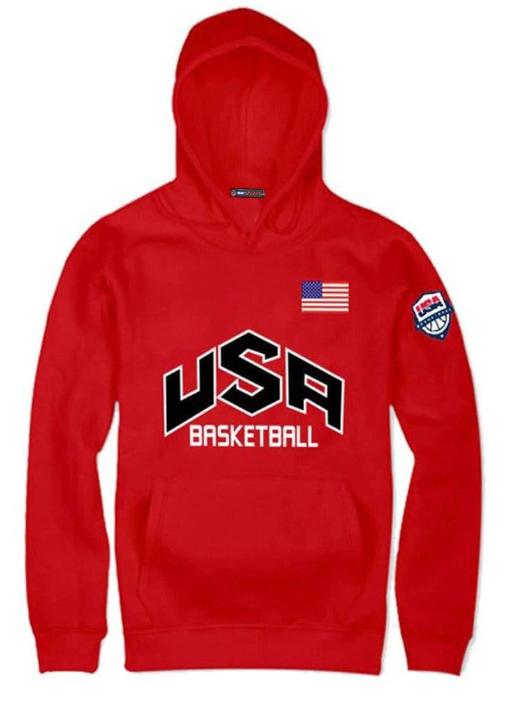 hoodie americain rouge basketball