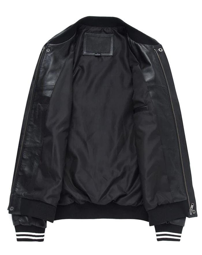 intérieur blouson cuir US