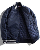 interieur blouson letterman matelasse