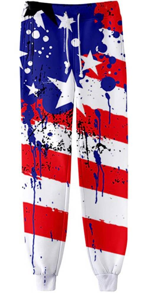 jogging etoiles et bandes drapeau us