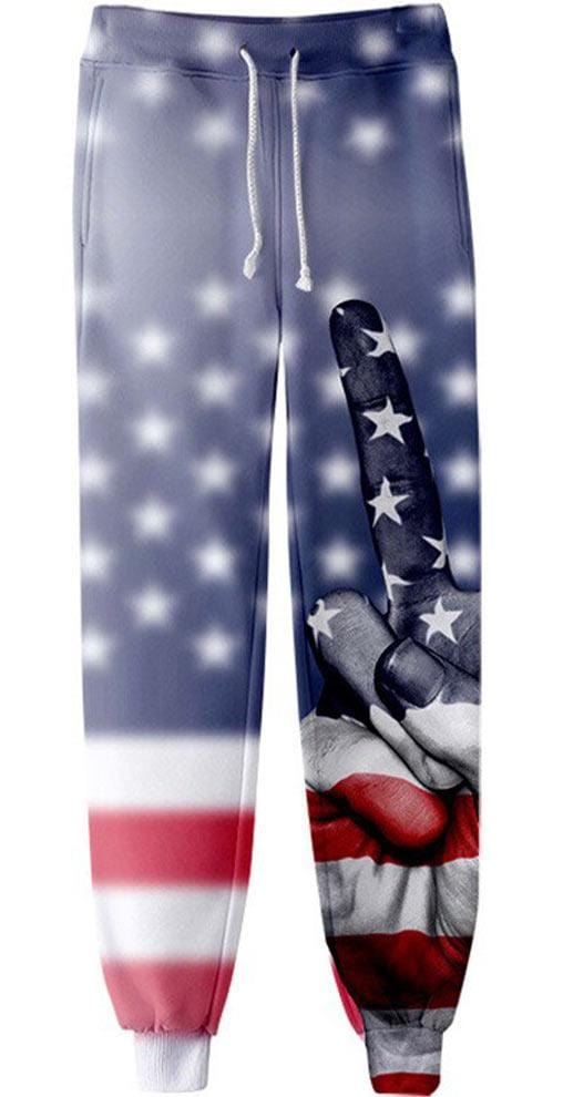jogging victoire drapeau etats unis