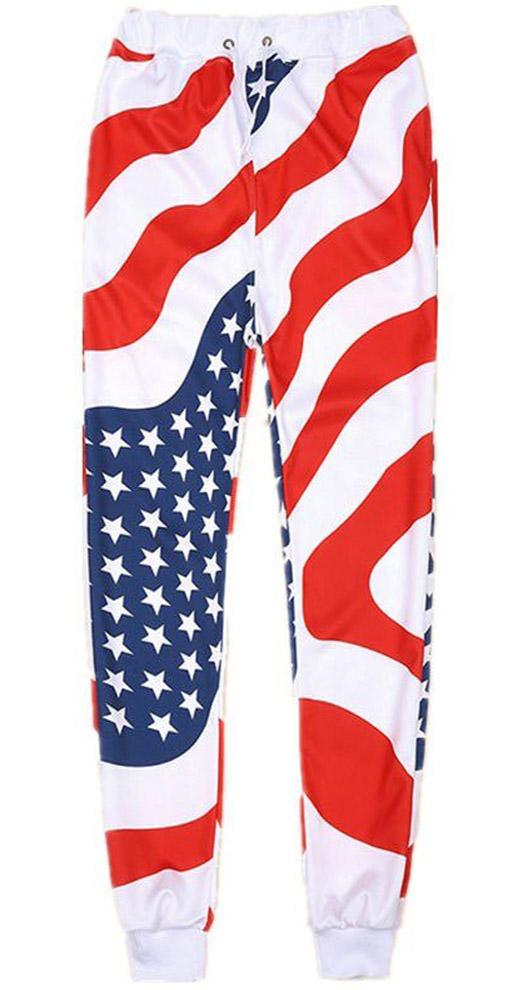 jogging street wear drapeau americain