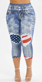 legging motif américain