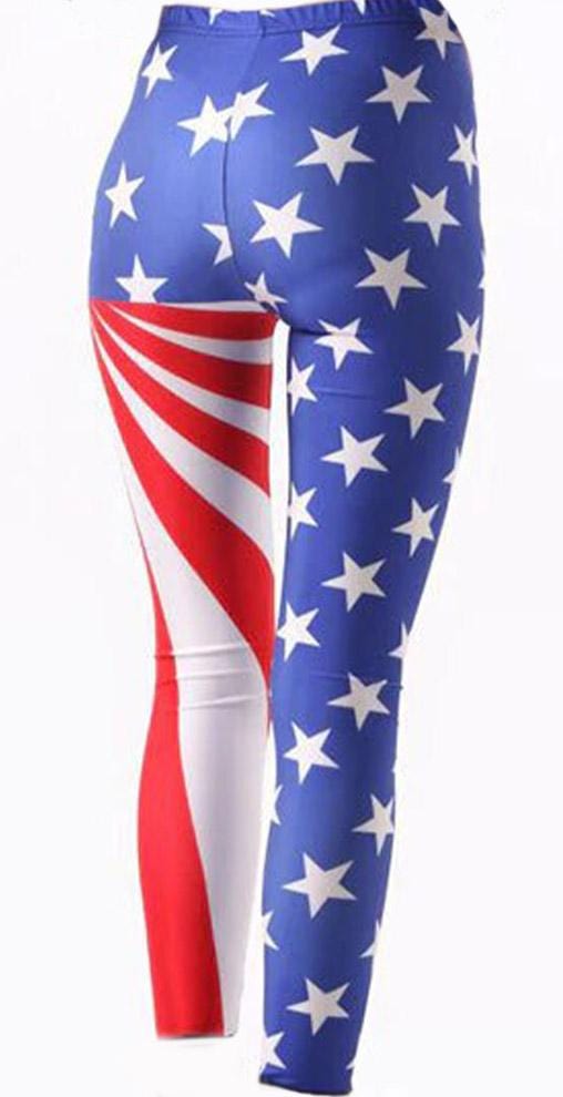 legging yoga pants drapeau americain