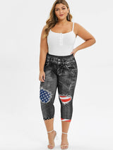 legging drapeau americain