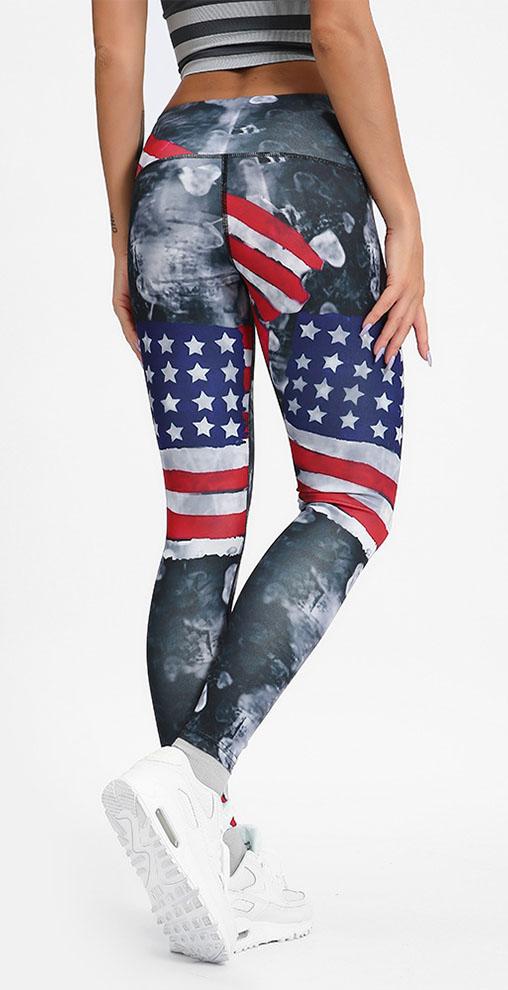 legging drapeau des etats unis d amerique femme