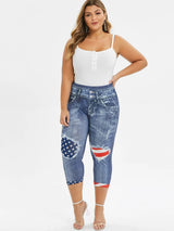 legging drapeau usa