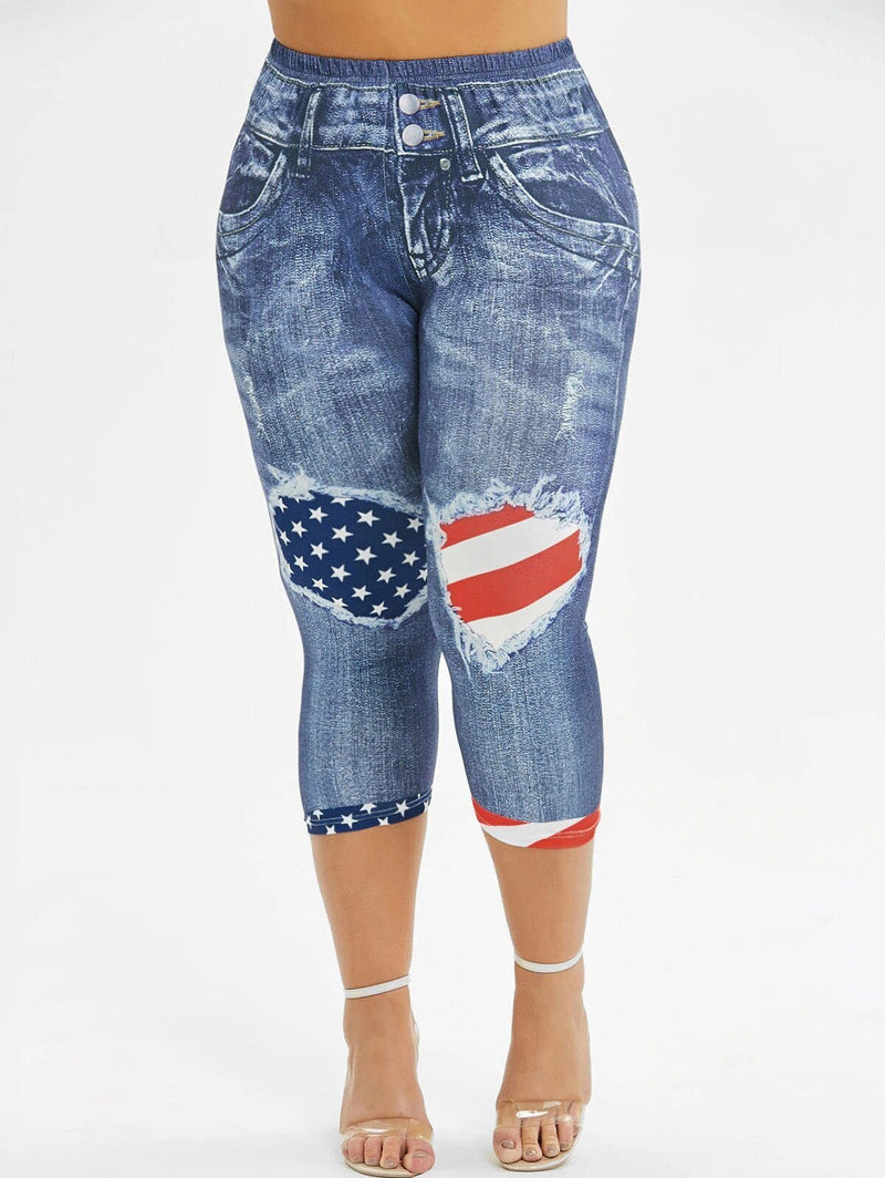 legging usa effet jean