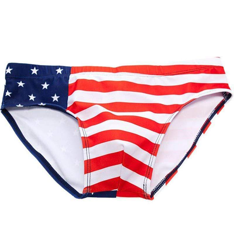 maillot de bain homme drapeau americain