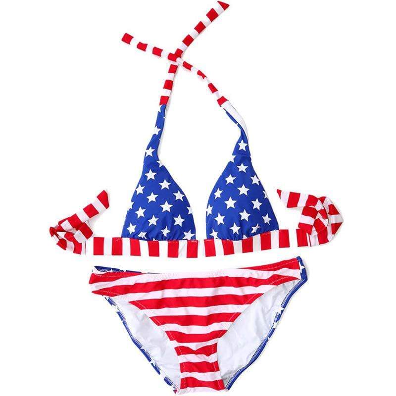 maillot deux pieces style usa