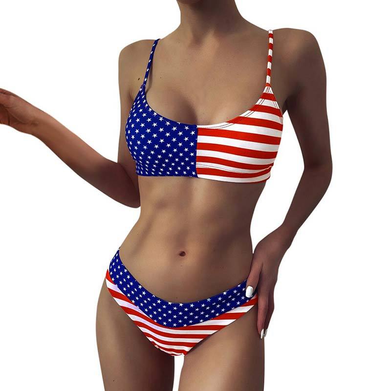 maillot usa bretelles femme