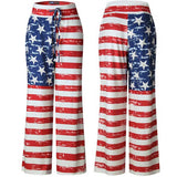 pantalon femme motif usa