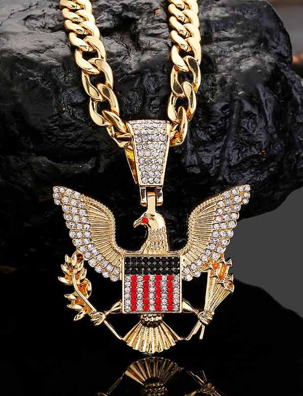 pendentif sceau américain