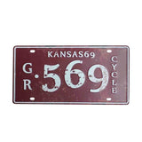 plaque metal deco kansas