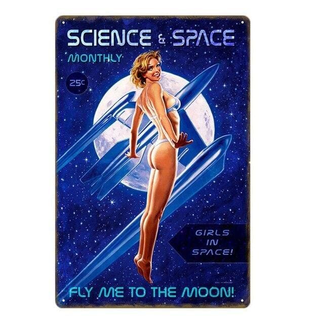 plaque pin up espace