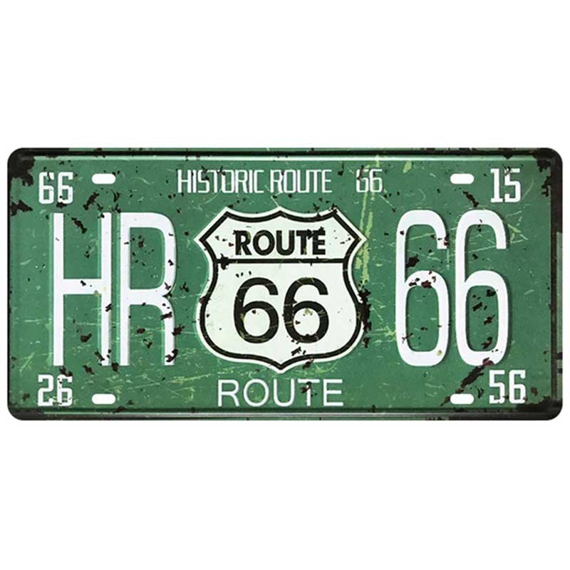 plaque route 66 historique