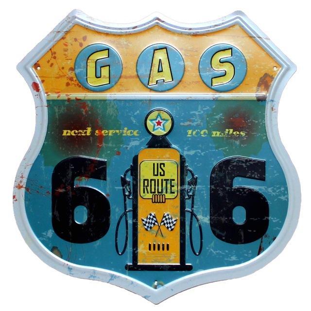 plaque station essence route 66