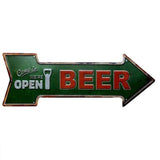 plaque beer vintage metal