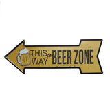 plaque beer zone