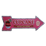 plaque cupcake vintage