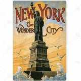 Plaque New York Déco