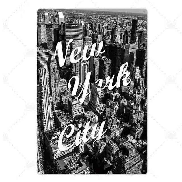 plaque new york city gratte ciel