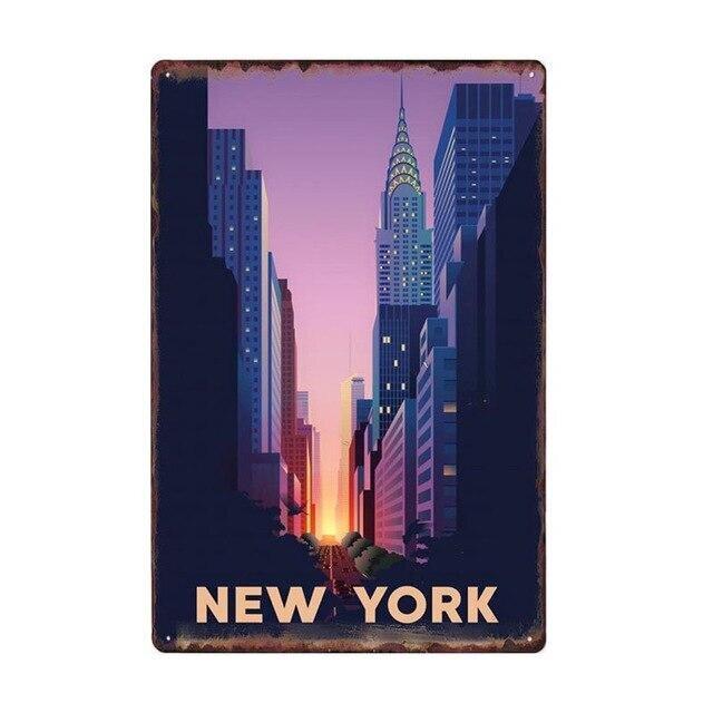 plaque new york leve soleil