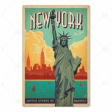plaque new york statue liberte