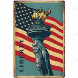 plaque torche statue liberte carte postale