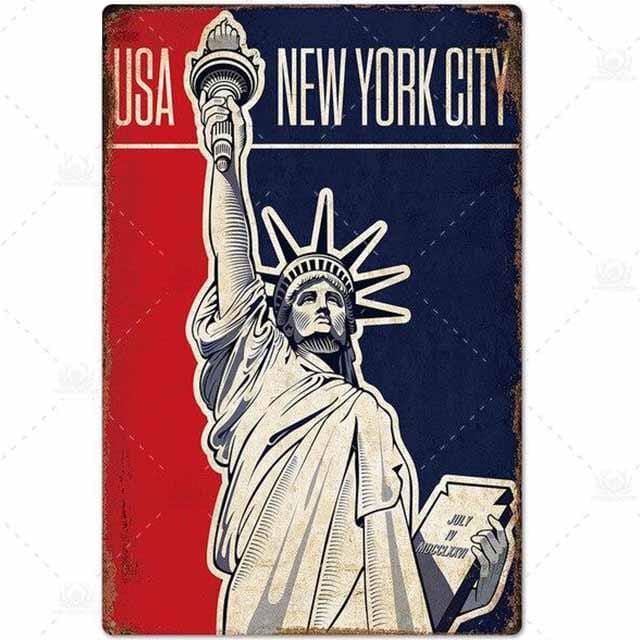 plaque usa new york city