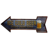 plaque vintage biere glacee