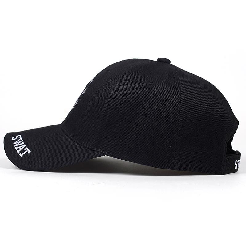profil gauche casquette swat