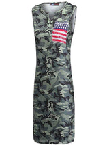 robe camouflage drapeau usa