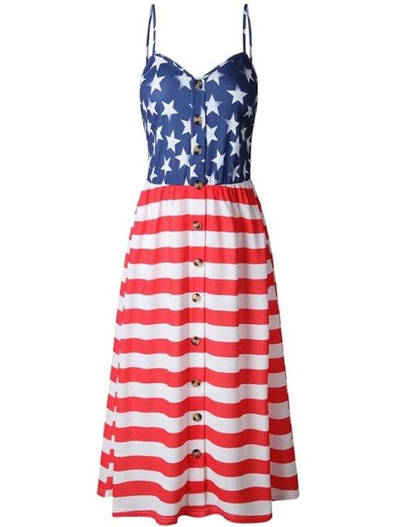 robe drapeau americain