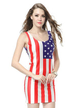 robe motif americain