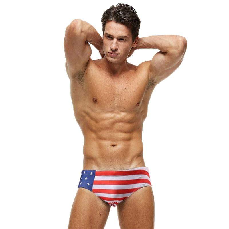 slip bain motif drapeau usa