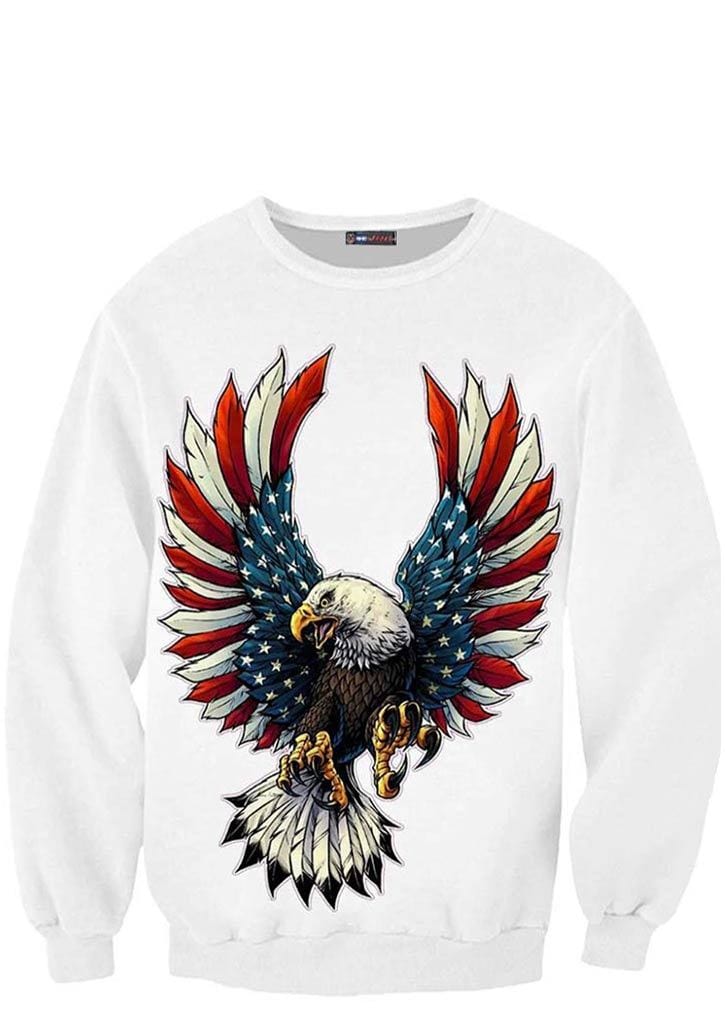 sweat aigle americain homme