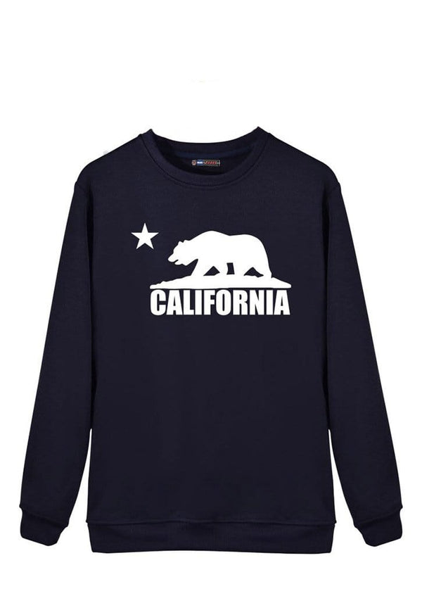 sweat bleu marine californie