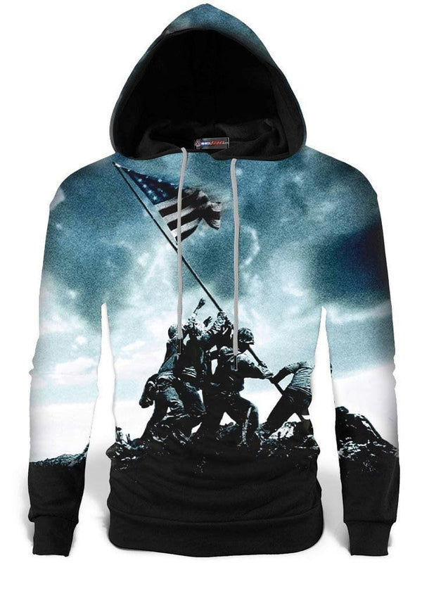 sweat homme drapeau américain