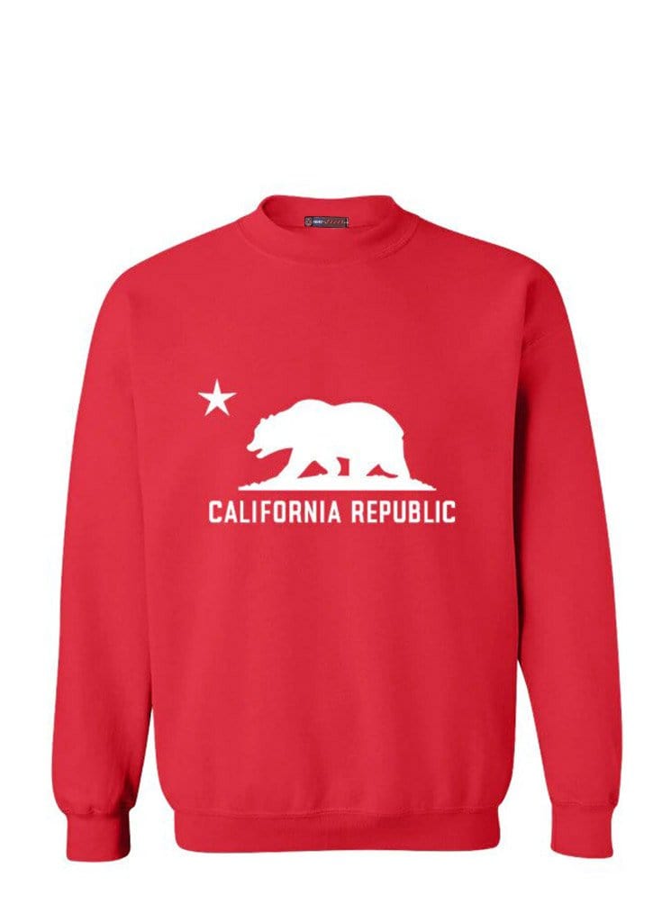 sweat californie rouge