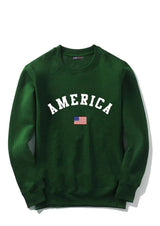 sweat vert americain