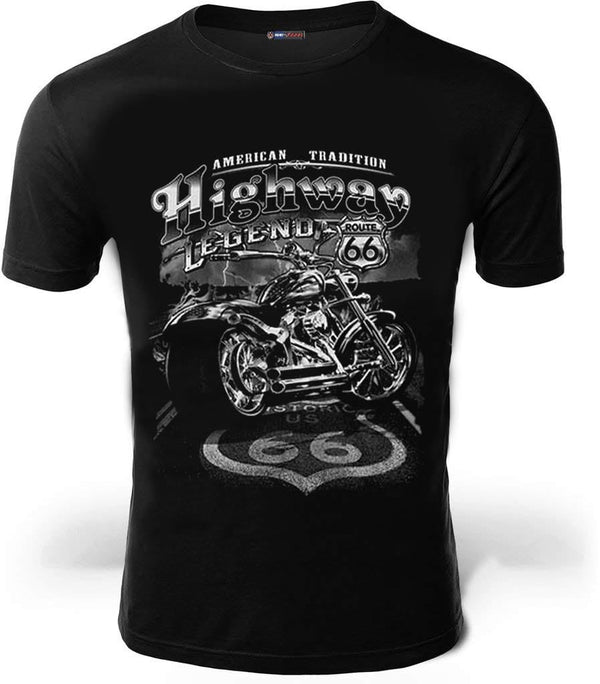t shirt harley route 66