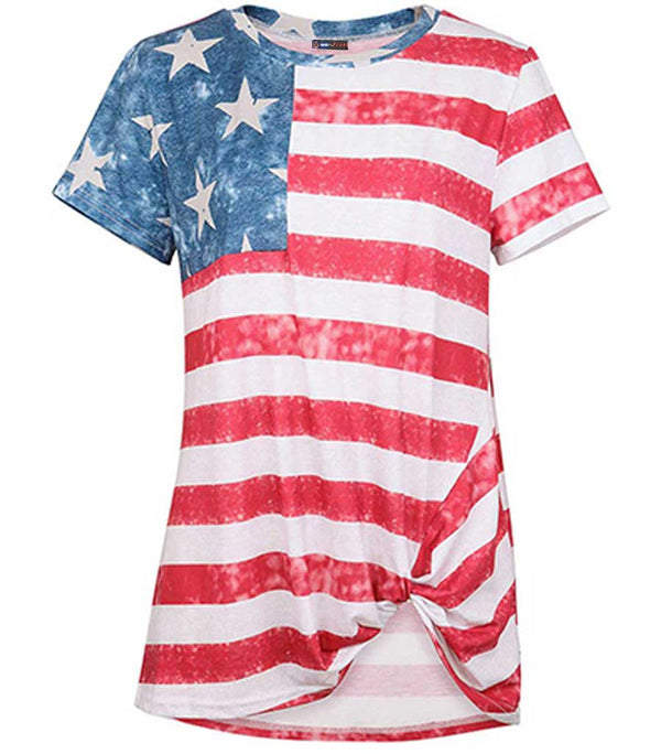 t shirt long femme usa