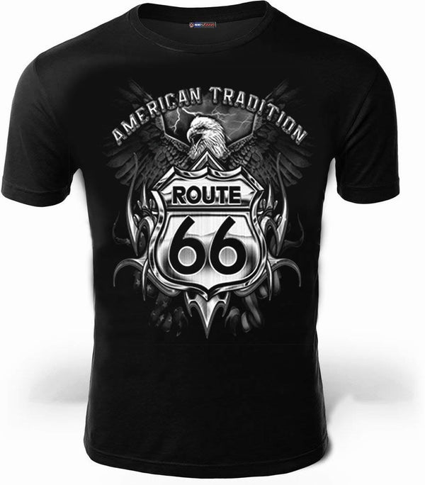 t shirt route 66 homme