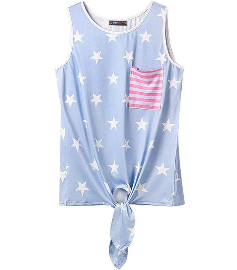 tank top femme american flag