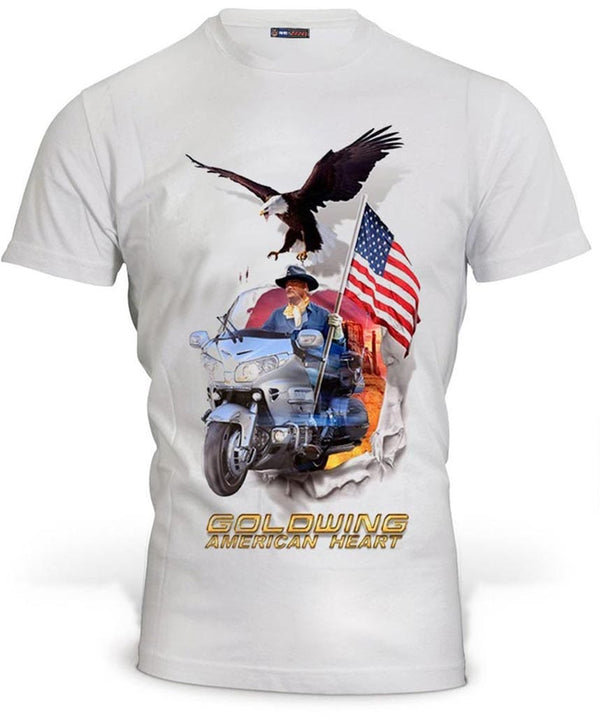 tee shirt aigle americain