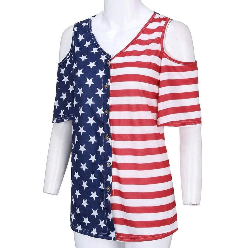 tee shirt style americain pour femme