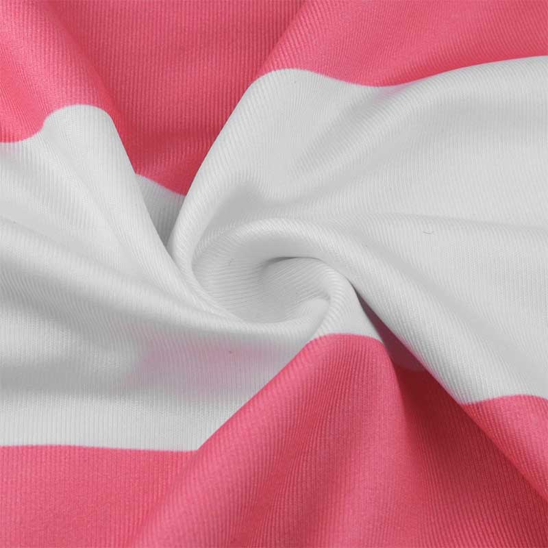 tissu bandes americaines roses
