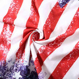 tissu motif americain